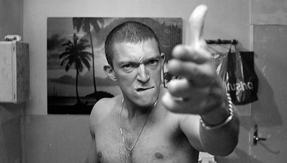 Vincent Cassel dans la Haine